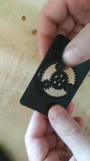 Planetary Gear Fidget Card