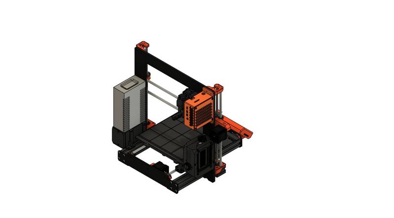 Prusa I3Mk3s+ Raspberry Pi 4 Case