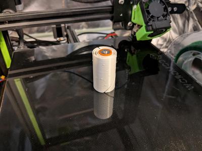 AA to C adapter, vase mode