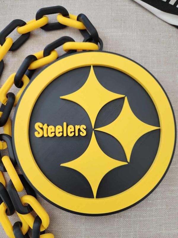 Pittsburgh Steelers Oversized Necklace, Pendant