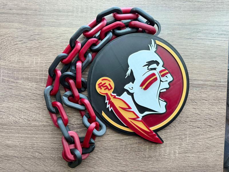 Florida State Seminoles Oversized Necklace, Pendant