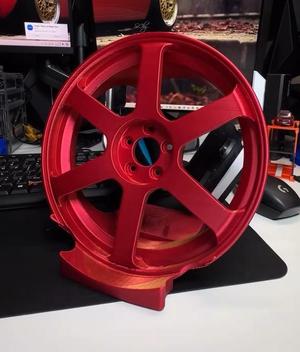 TE37 Wheel Headphone and Controller Stand.stl