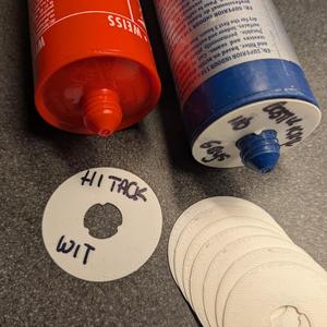 Label for sealant / silicone caulking cartridge