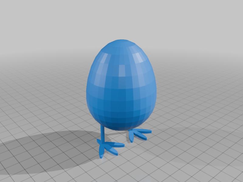 egg with legs