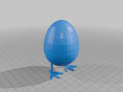 egg with legs