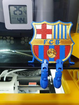 FC Barcelona shield with flexi legs