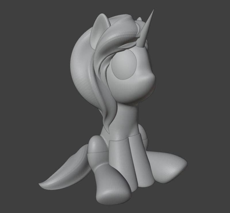 Customizable Sitting Pony