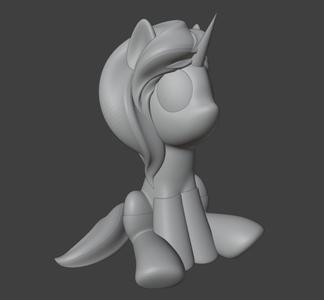 Customizable Sitting Pony