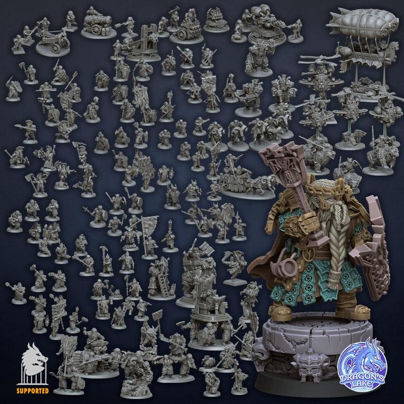 Dwarves Bundle Dragon's Lake Miniaturas