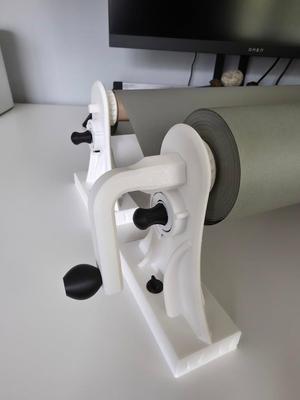Crank-Driven Desktop Scratch Paper System