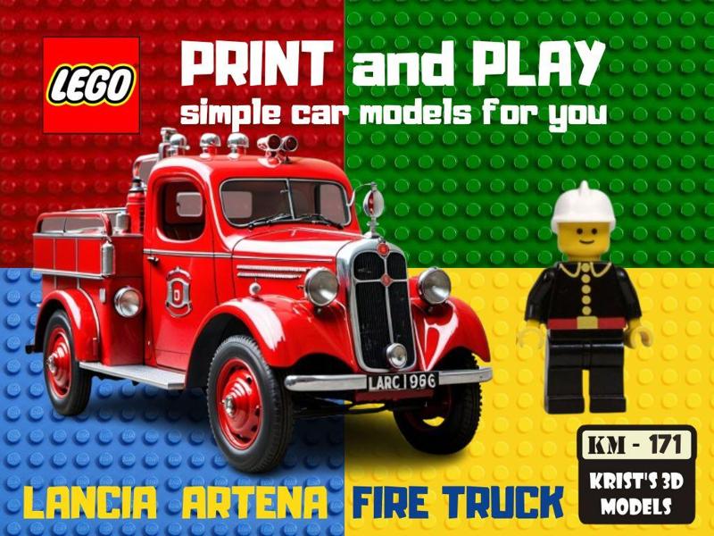 LEGO Lancia FIRE TRUCK 1933