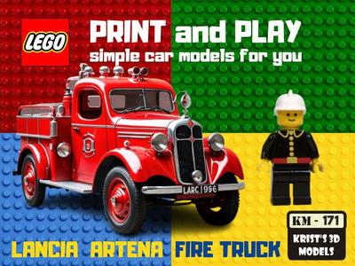 LEGO Lancia FIRE TRUCK 1933