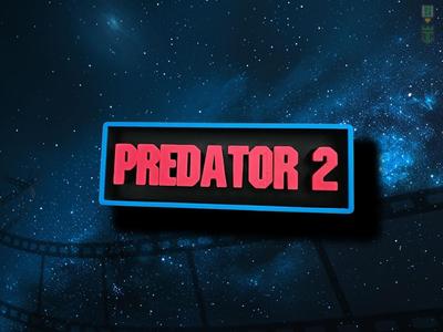 Predator 2 Cinema Film Room Sign Box