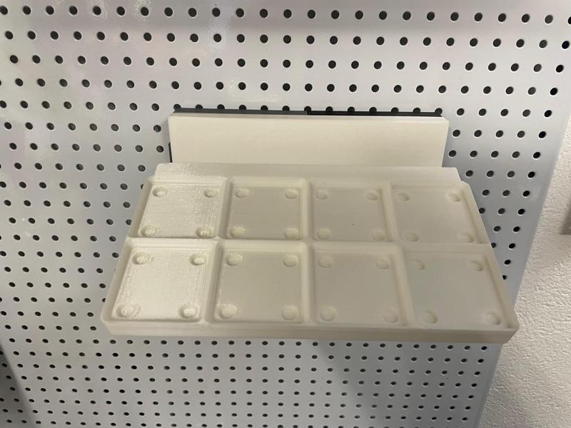 gridfinity 2x4 bin holder for the modula system
