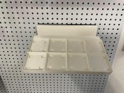gridfinity 2x4 bin holder for the modula system