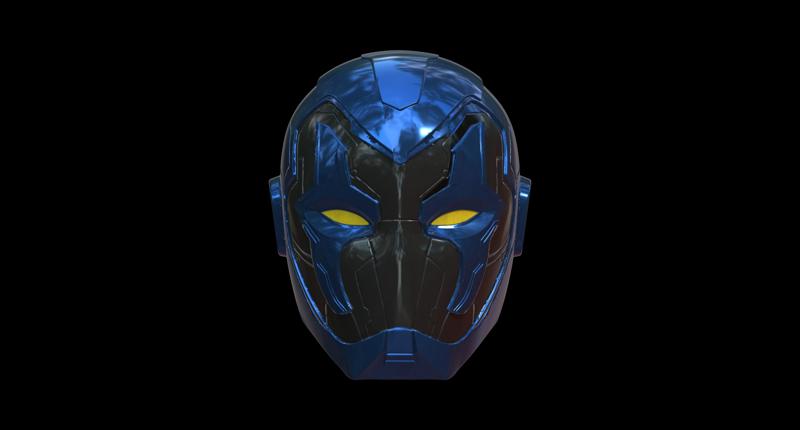 Blue Beetle Helmet