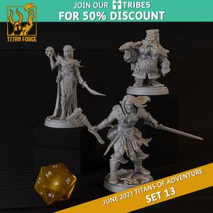 RPG - DnD Hero Characters - Titans of Adventure Set  13