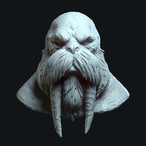 Morzeus v2 (actiong figure head)