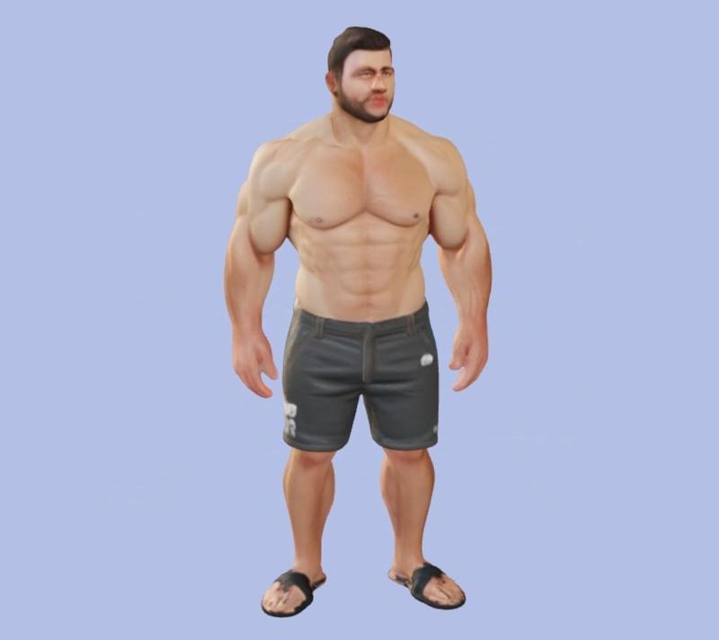 Hombre musculoso