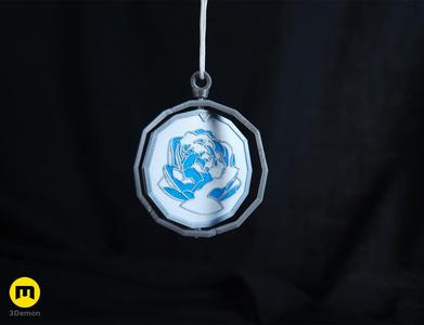 Arcane Blue Rose - Powder and Ekko Pendant