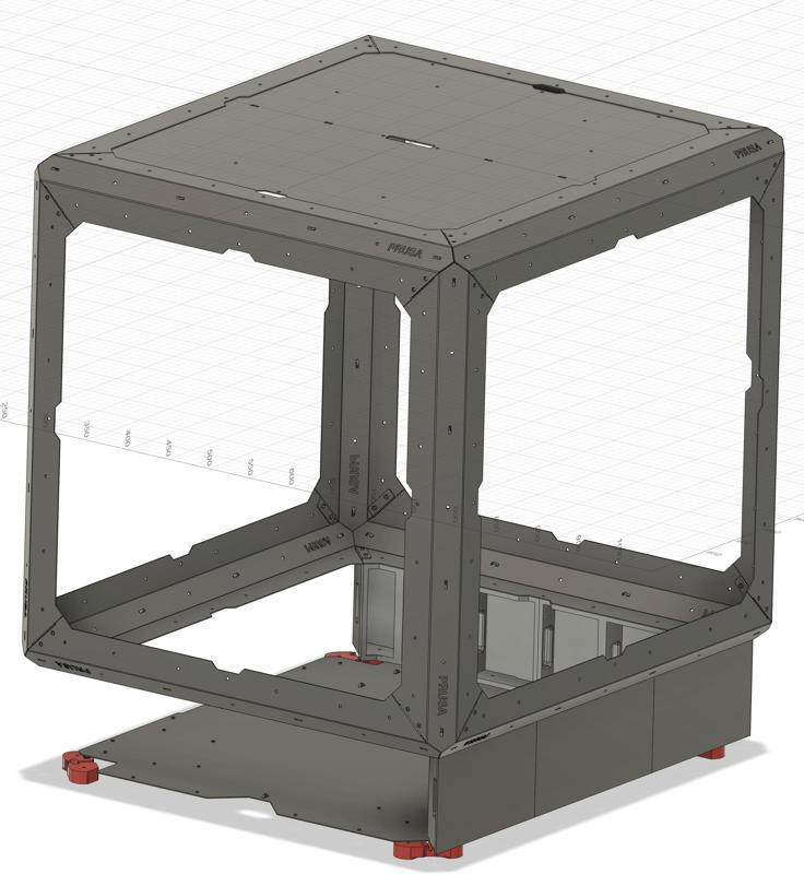 Prusa Enclosure 100mm raiser