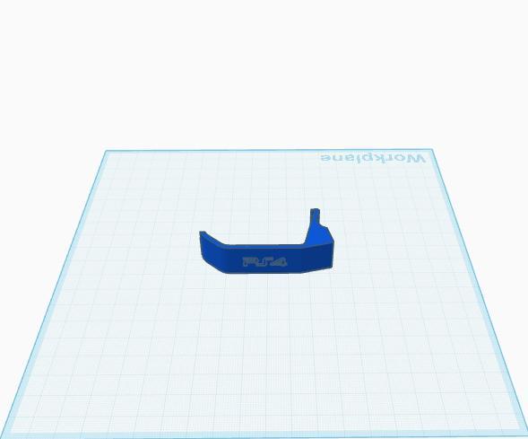 Dualshock 4 cable strain relief with PS4 logo