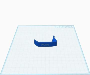 Dualshock 4 cable strain relief with PS4 logo