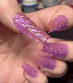 Dragon Nail manicure – Nailart – Morgensternprinting