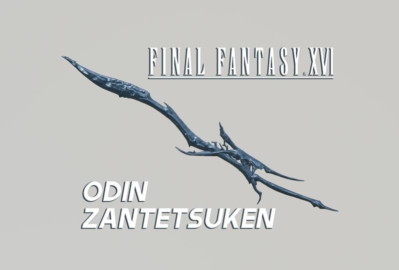 Final Fantasy XVI – Odin Zantetsuken Sword