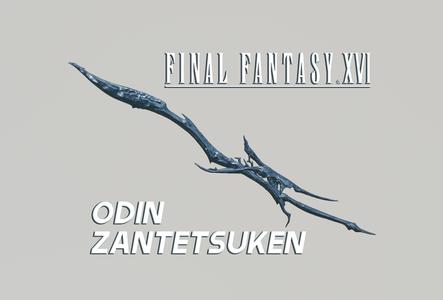 Final Fantasy XVI – Odin Zantetsuken Sword