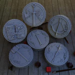 7 Adventurers Dice Holders