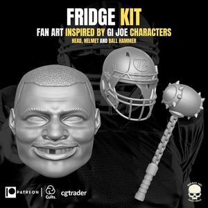 Fridge Kit fan art for action figures