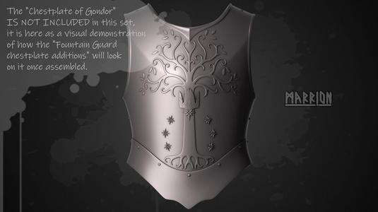 Fountain Guard Chestplate Additions LoTR