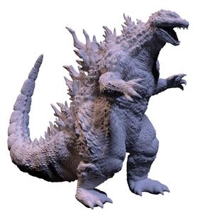 Godzilla 2000 3 pieces 3d print