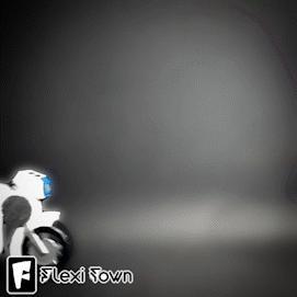 Flexi Print-in-Place Bike Rider and Bike