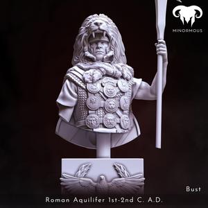 Bust – Roman Aquilifer 1st-2nd C. A.D. Looking at the Battlefield!