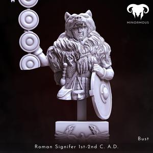Bust – Roman Signifer 1st-2nd C. A.D. Symbol of Power!