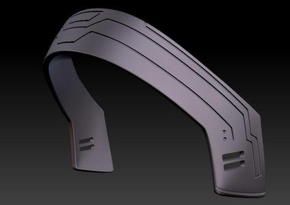Bo-Katan Headband ready for 3D print The Mandalorian armor