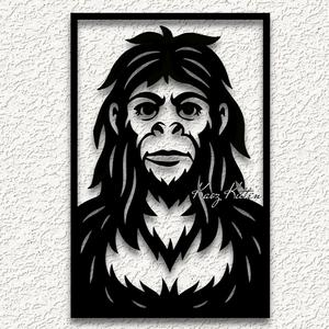 Twin Teen sisters bigfoot girl sasquatch home decor