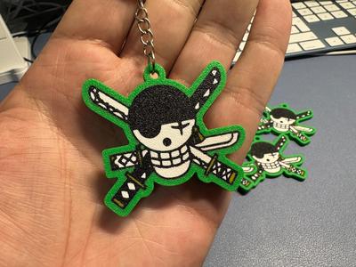 Llavero One Piece Zorro (One Piece Keychain Zorro)