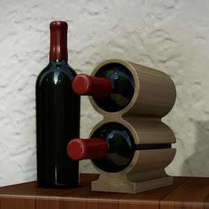 WINE RACK FOR 2 BOTTLES