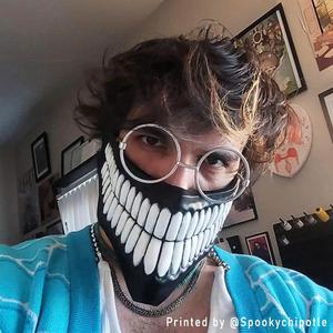 Dandadan Okarun Half Mask With Glasses – Anime Cosplay