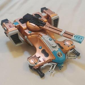 Space Communist Smash Face Custom Rail Turret