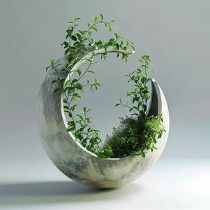 3D Printer STL file Planter Pot: Elegant Home Decor for Plant Lovers