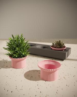 Trio Planter 3D Print Stl File | Stl File For 3D Printers | 3D Home Decor – Digital Download