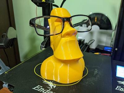 Moai Eyeglass Holder – Remix