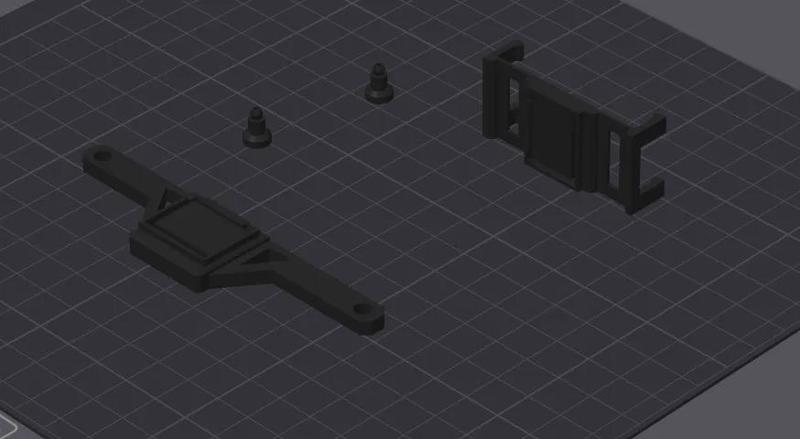 ADXL345 bed and head mount