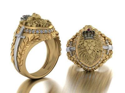 lion ring