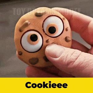 Cookie Funny Kawaii With Spinning Eyes Spinner