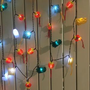 Wooden Dragon Chinese New Year Garland